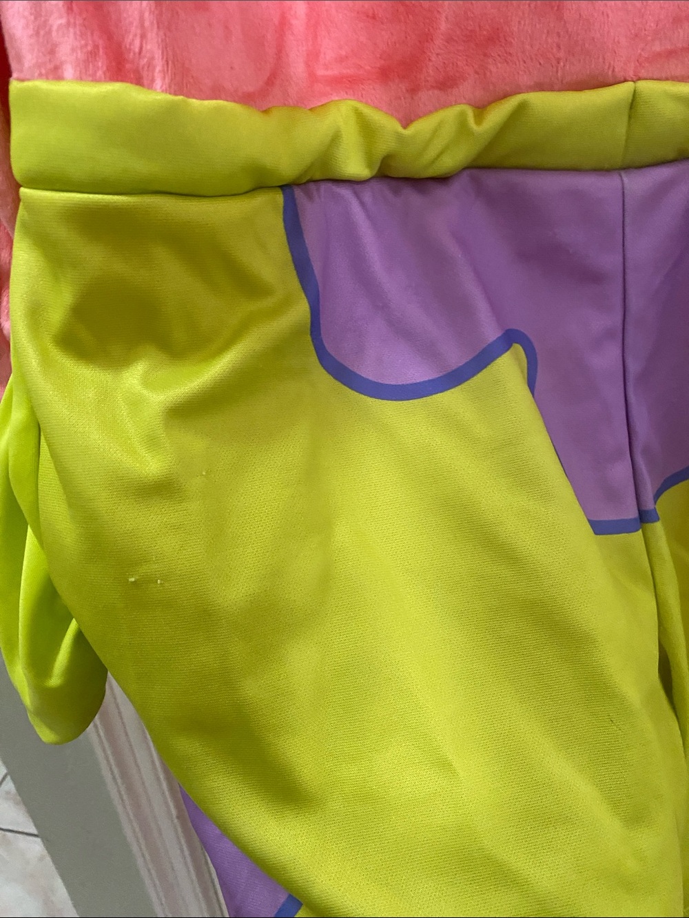 Patrick Star Jumpsuit Adult/Teen XL Costume Spirit Halloween SpongeBob - Picture 8 of 16